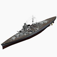 Battleship Tirpitz German Navy WW2
