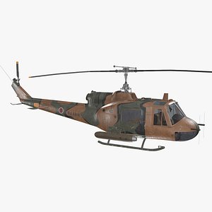 Bell UH-1B JGSDF 2 Basic Animation