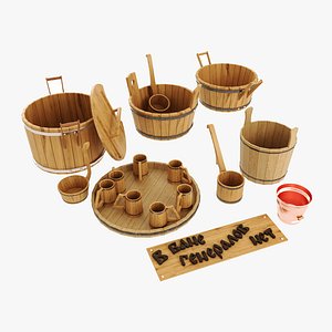 beer bath 3D model