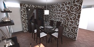 living room 3D model