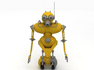 jawa droid kitbash 3D