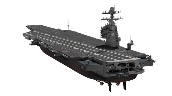 modelo 3d USS Gerald R. Ford - TurboSquid 2202614