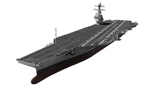 USS Gerald R Ford 3D model