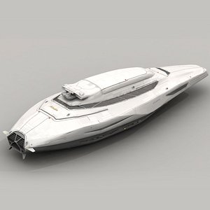 3D model Space Yacht