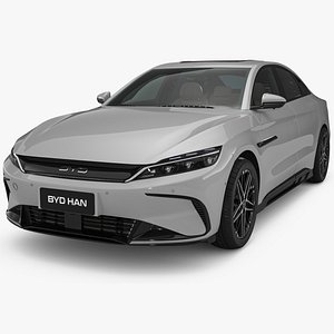 3D 025 BYD Han EV With Interior
