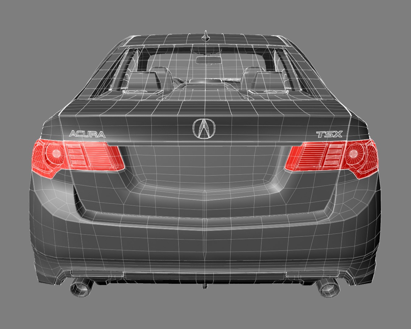 3d Max Acura Tsx Sedan