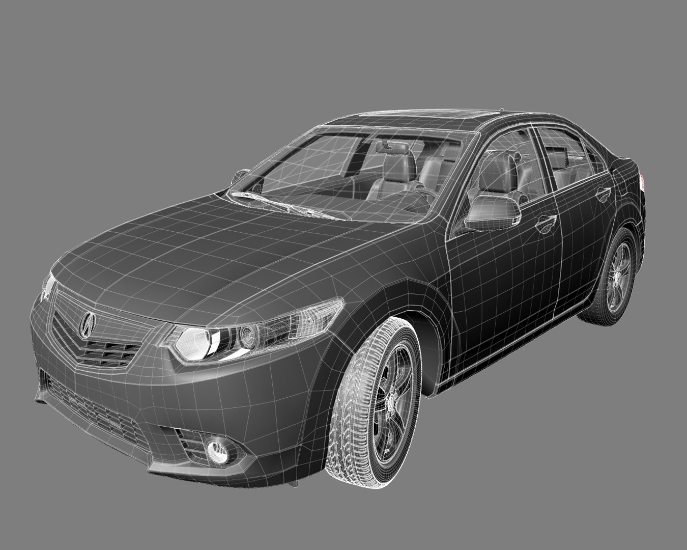 3d Max Acura Tsx Sedan