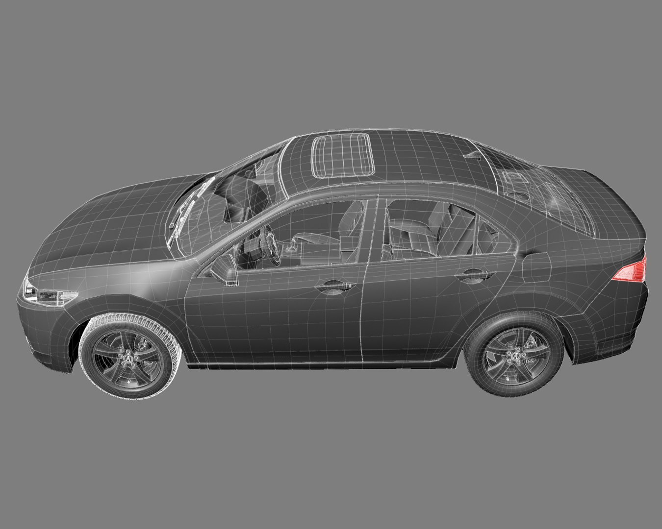 3d Max Acura Tsx Sedan