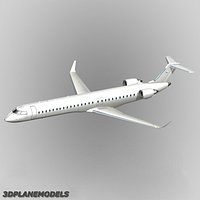 Bombardier CRJ-1000 Generic white