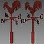 3D Weathervane Rooster