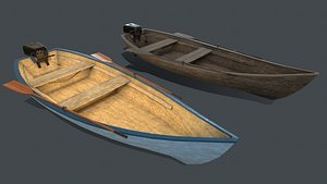 Wooden boat PBR