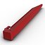 3ds plastic tent stake red