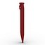 3ds plastic tent stake red