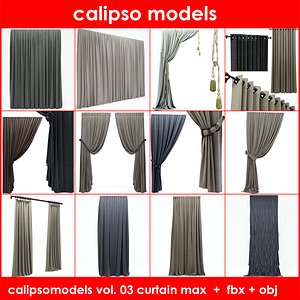 3d curtains 03 model