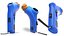 Pet Treat Launcher Blue with Food