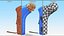 Pet Treat Launcher Blue with Food
