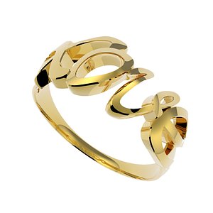 3D ring love