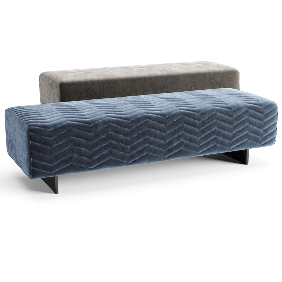 3D Model Bench Minotti - TurboSquid 1605001