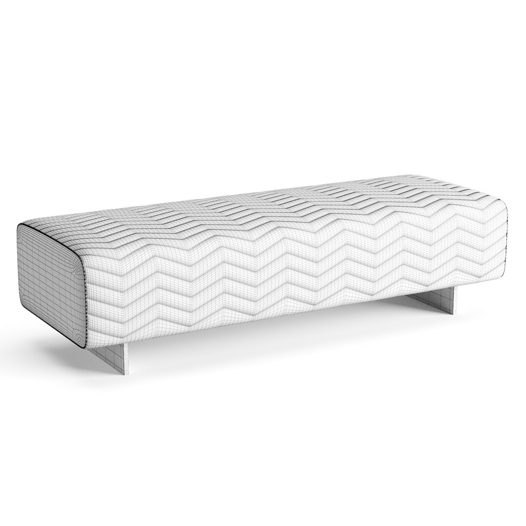 3D Model Bench Minotti - TurboSquid 1605001