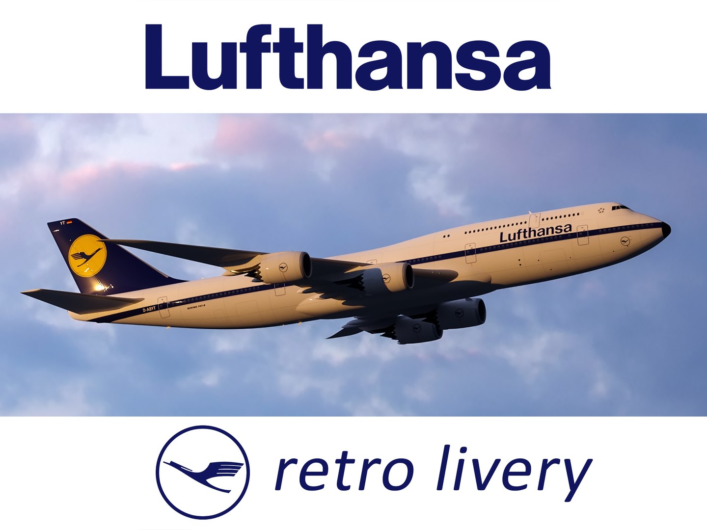 Boeing 747-8 Lufthansa Airlines 3D Model - TurboSquid 1256975
