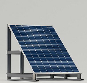Solar Energy - Solar Cell 3D model