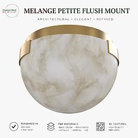 Melange Petite Flush Mount