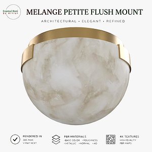 Melange Petite Flush Mount