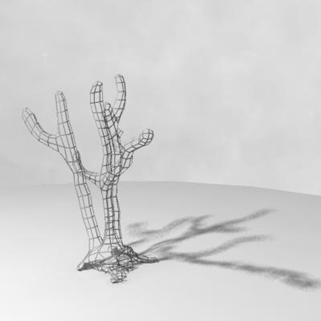 Simple Nut Tree 3d Obj