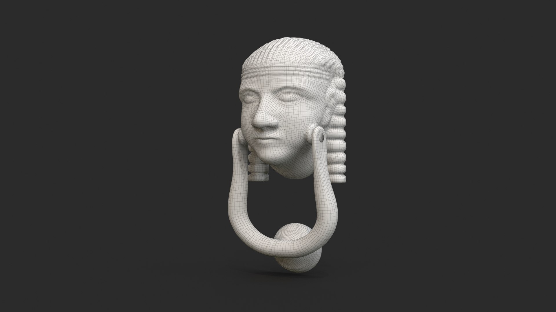 3D Egyptian Door Knocker https://p.turbosquid.com/ts-thumb/Vu/HA4jUK/jp/wire_02/jpg/1661719240/1920x1080/fit_q87/0f058e76e2a6b5ac2af2bc2dc4f0ca5bd2b9e912/wire_02.jpg