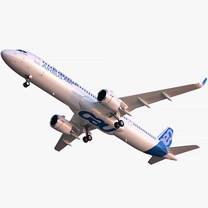 Airbus A321 Neo with interior and cockpit