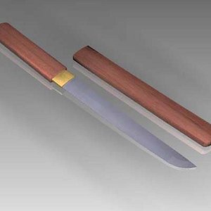 3d tanto knife