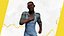 Farmer Cartoon Character in Overalls Artistic Realism Low-poly 3D model