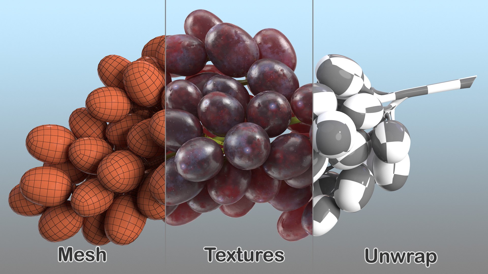 Grapes Collection 3 3D model https://p.turbosquid.com/ts-thumb/Vu/NjOfUn/1u/grapescollection3mb3dmodel006/jpg/1647461450/1920x1080/fit_q87/4a6438335e8f20e2eaedbbbca7e766e004828dda/grapescollection3mb3dmodel006.jpg