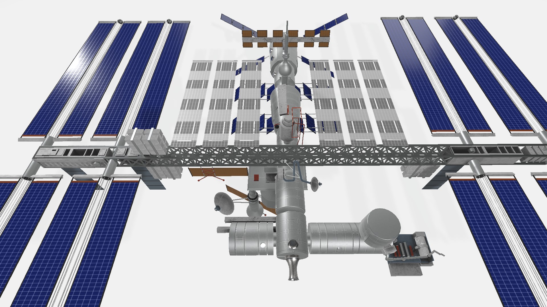 3D International space station https://p.turbosquid.com/ts-thumb/Vu/OJfERk/A7/internationalspacestation0012345678/png/1730050014/1920x1080/fit_q87/937f2fc55f4e14f45142a598915d950219f9a648/internationalspacestation0012345678.jpg