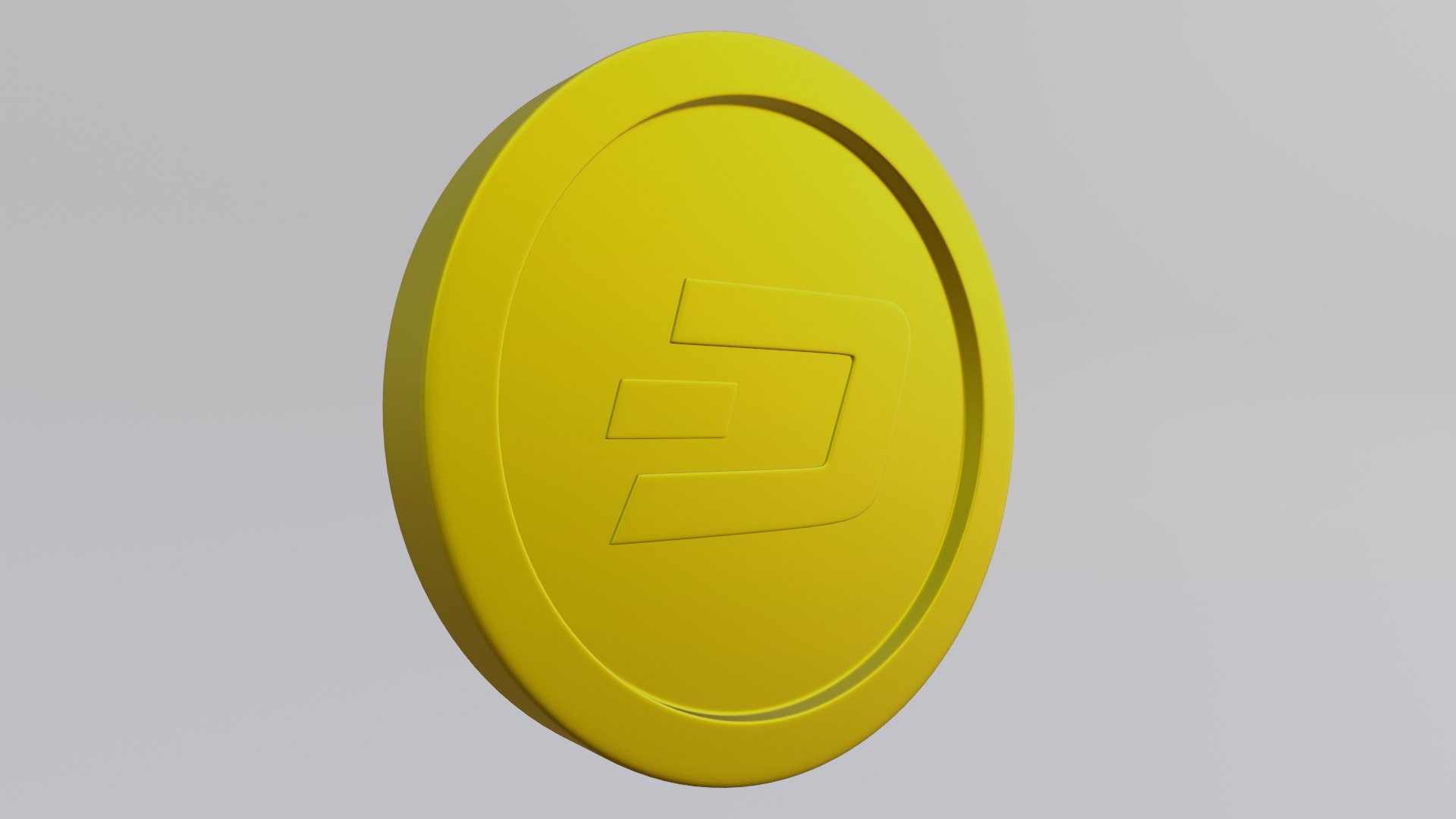 Dash Coin 3D - TurboSquid 1914074