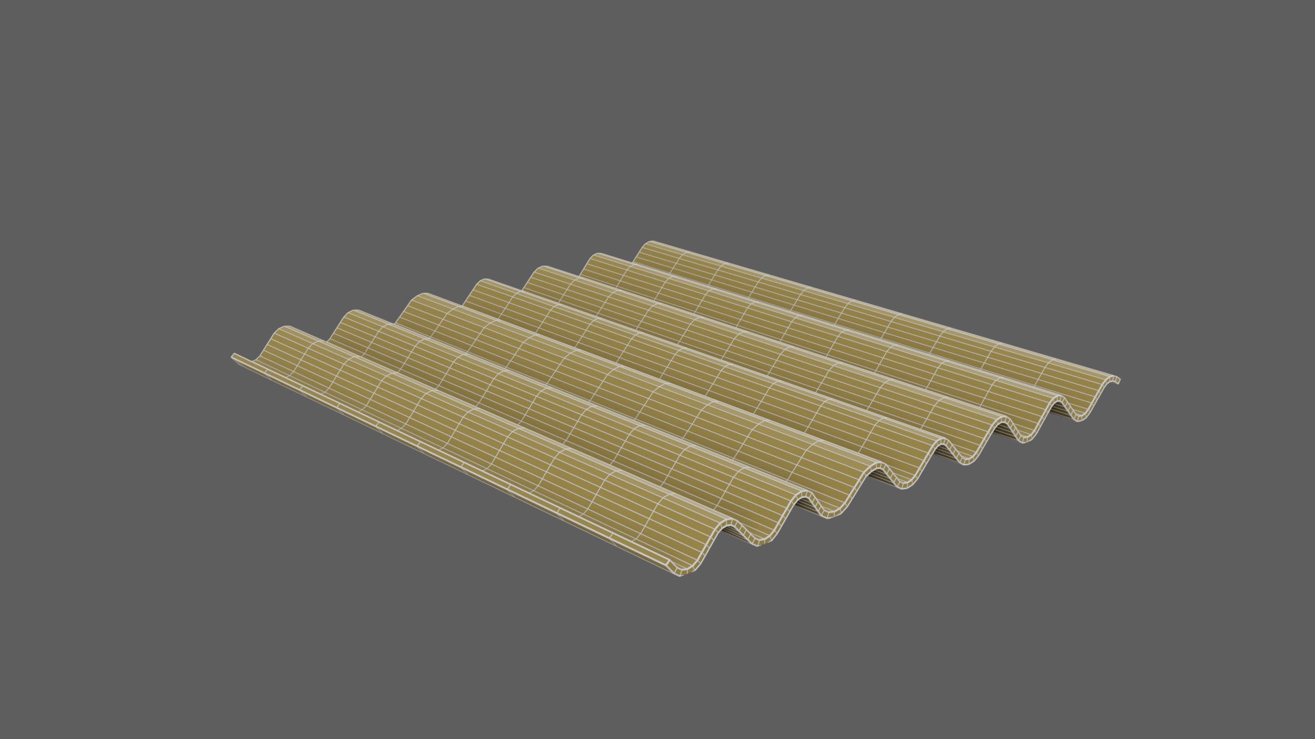 Concrete Roof Tile Model - TurboSquid 2253174