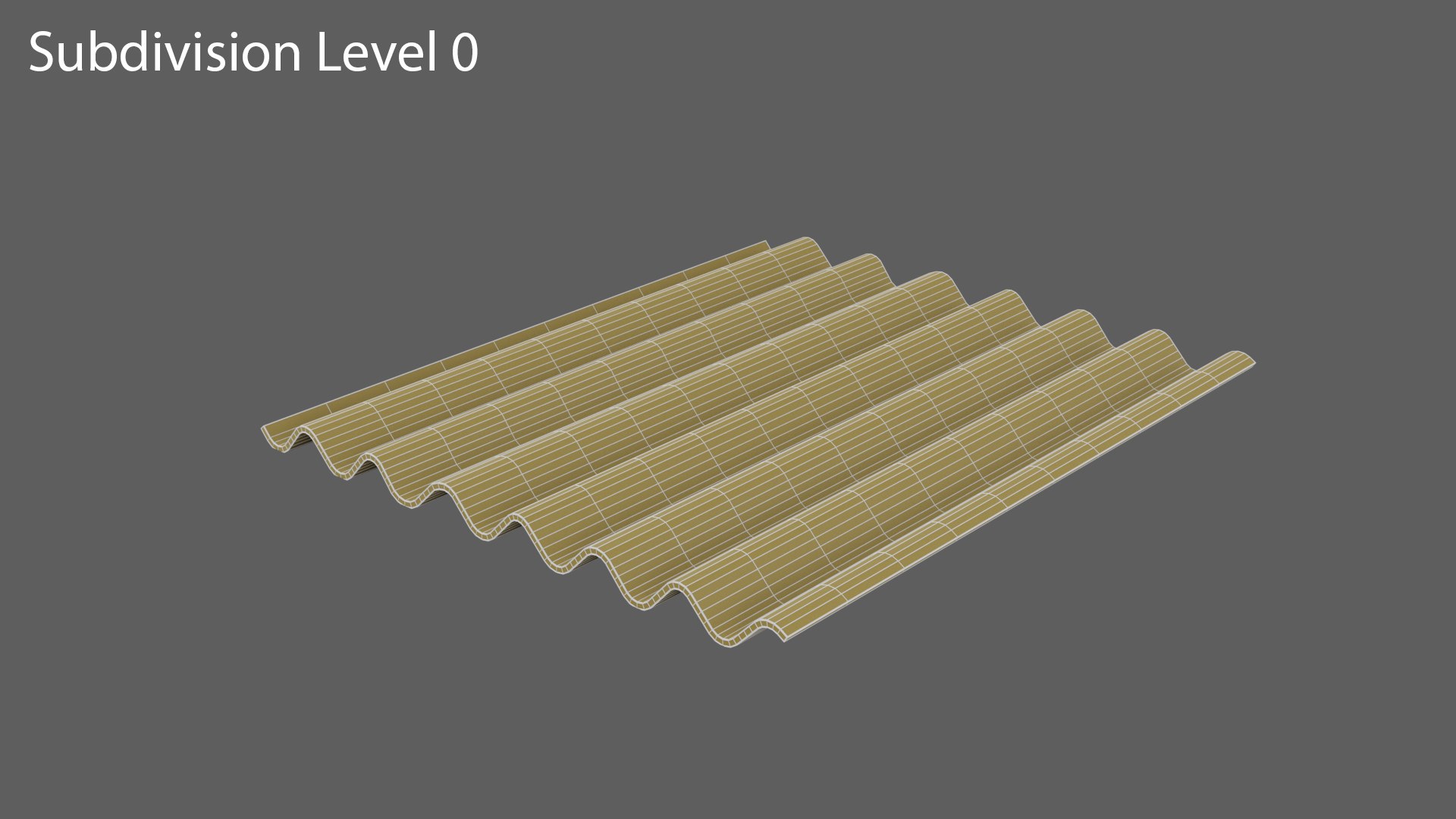 Concrete Roof Tile Model - TurboSquid 2253174