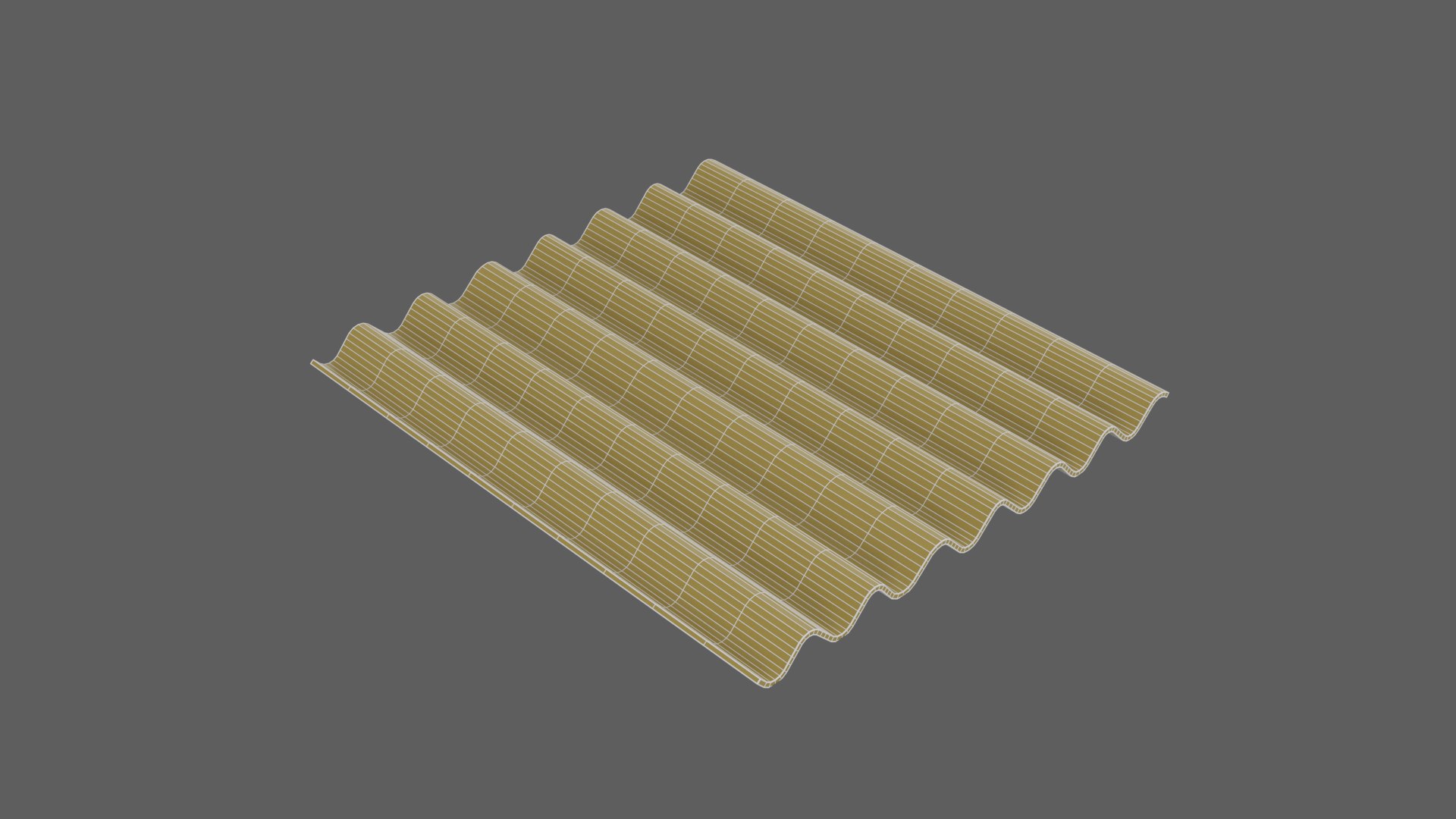 Concrete Roof Tile Model - TurboSquid 2253174