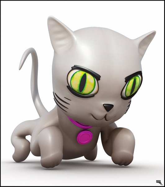 free fbx mode cat cartoon