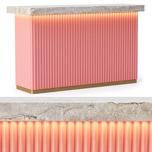 Camila reception counter 3D model