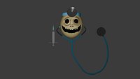 Stylized Horror Doctor 3D Model