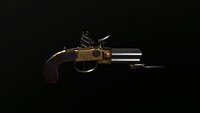 Pocket flintlock pistol