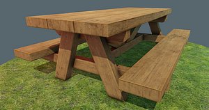PBR Picnic Bench