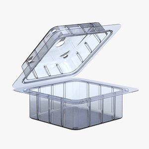 3D Fruit Box Plastic Transparent