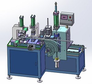 3D Automatic Pipe Bending Machine 3D CAD Model