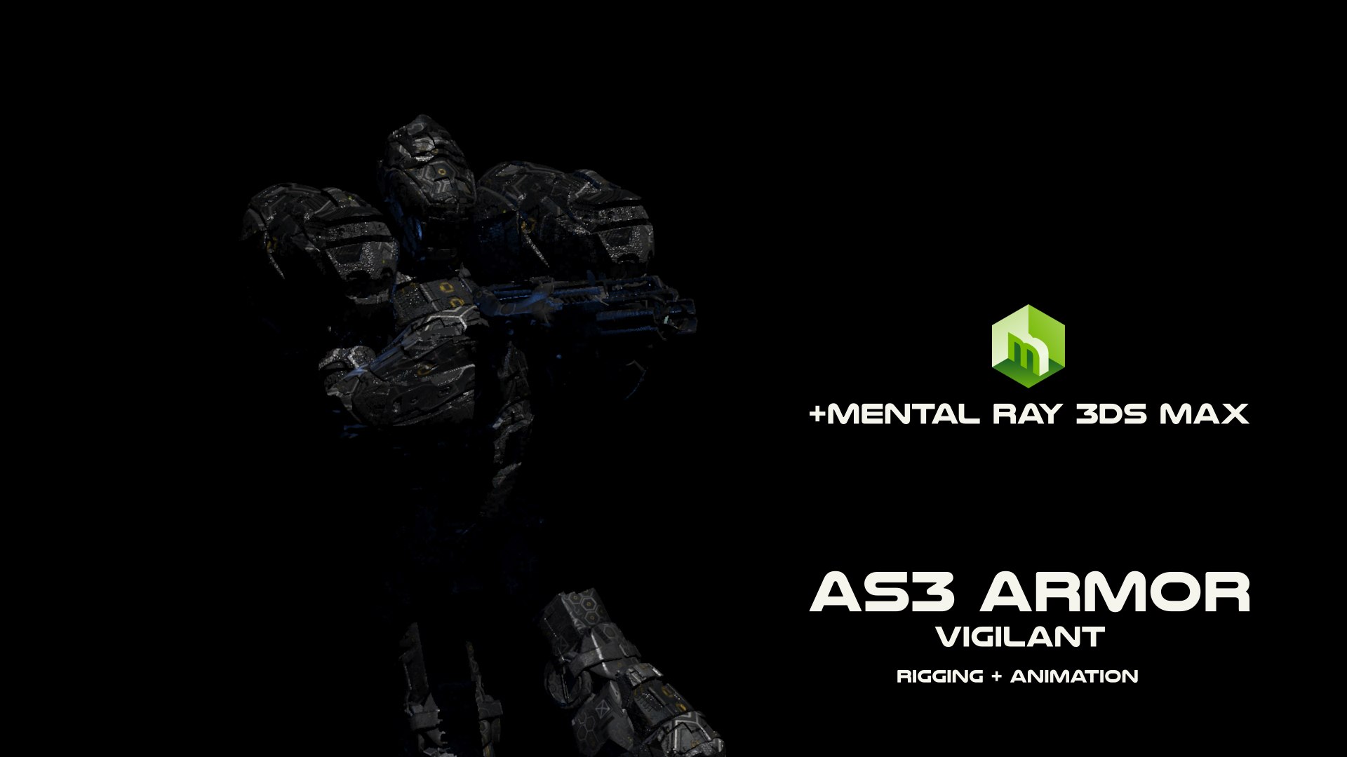 3D As3 Armor Animation - TurboSquid 1364257