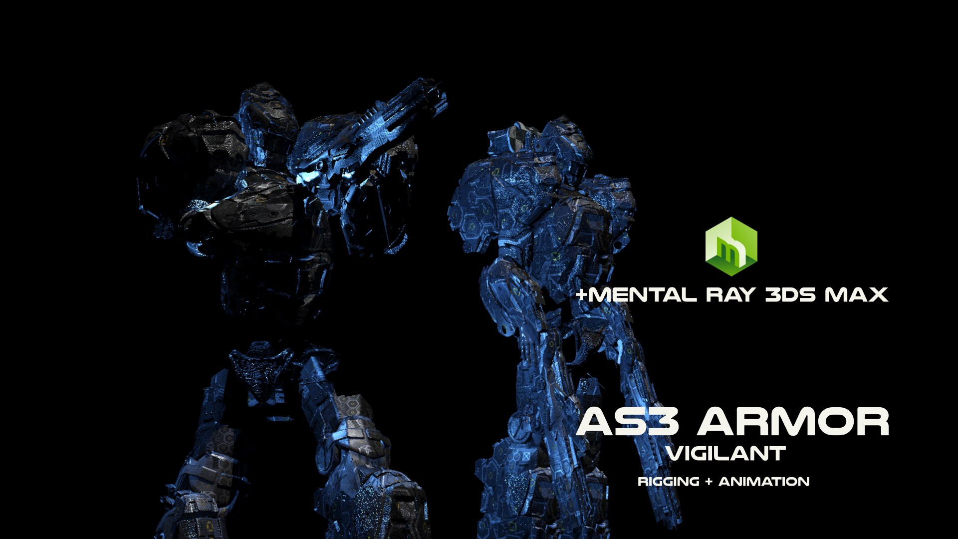 3D As3 Armor Animation - TurboSquid 1364257