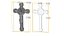 Pendentif Jésus Crucifix INRI