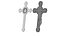 Pendentif Jésus Crucifix INRI