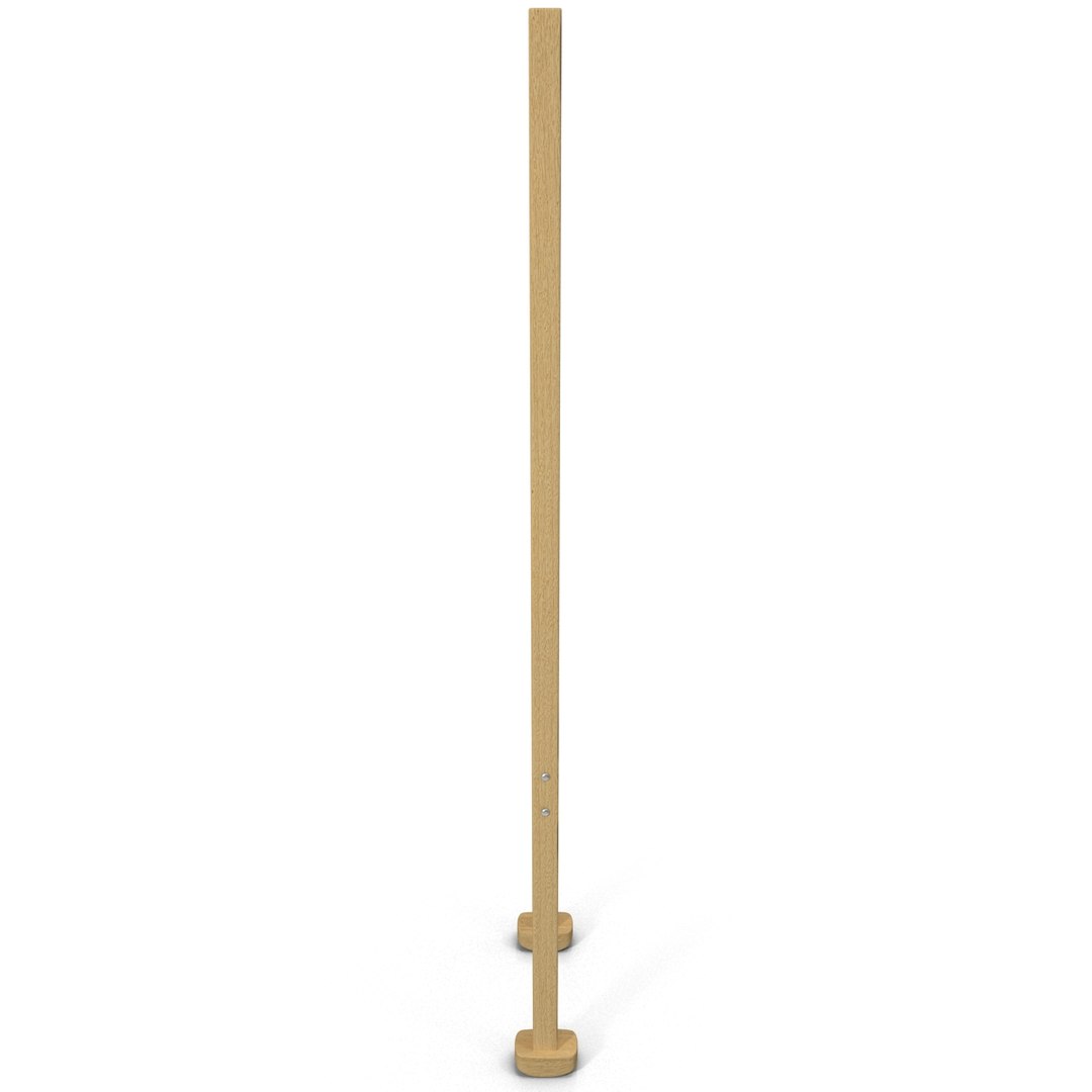 Wooden Walking Stilts 3d Model